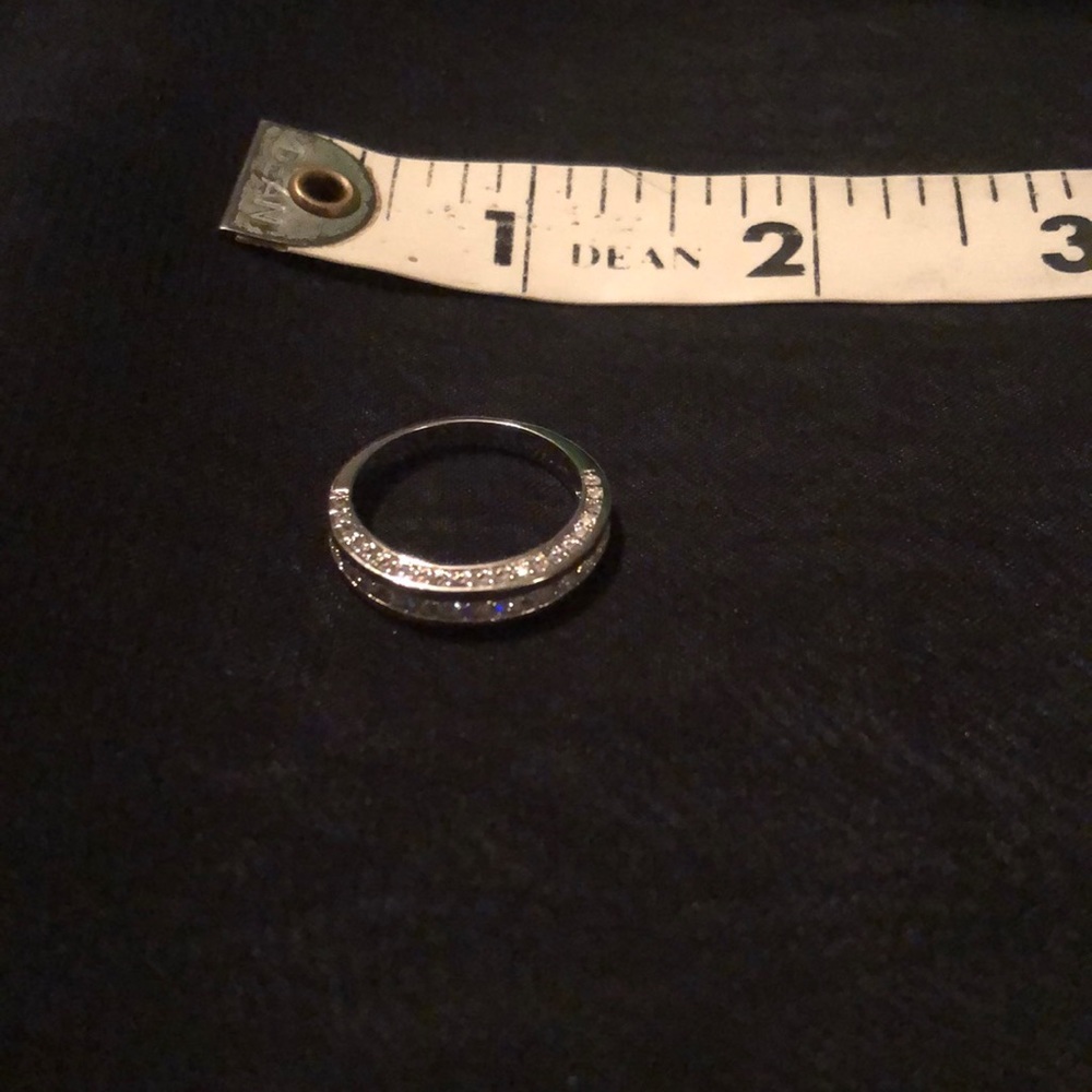 14K white gold filled ring